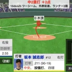 【速報】9回表に坂本2点タイムリー!!!...ドラゴンズさん、バント処理ができず終わる
