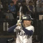 西武ネビン、魚雷バットを使いこなす！