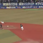 友杉、超ファインプレー！！ロッテ二死満塁の大ピンチを無失点で凌ぐ！！