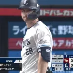 西武ネビンのバースデータイムリーで先制点！