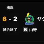 【試合結果】[2025/5/31] DeNAベイスターズ6-2ヤクルトスワローズ　勝利