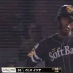 SB7回裏に1点勝ち越される→雨で中断→8回表に3点とって逆転