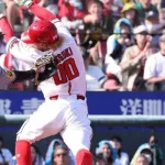 カープ、天敵・阪神大竹にズムスタ8連敗＆11敗目。代走羽月"痛恨"走塁死。床田8回2安打1失点も打線見殺し。今季6度目の完封負けで3連敗【広島0-2阪神/試合結果】