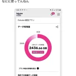 【朗報】楽天で月間2400GB使う大学生が現れるも「楽天は最強なので問題ない」