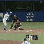 【中日対巨人10回戦】中日、７回裏１アウト二塁から代打・高橋周平のタイムリーツーベースで同点に追いつく！！！！！！！！！