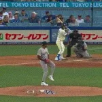 ドジャース・ラッシング、メジャー初ホームラン！ドジャースは１８点目！！！！！！！！！！