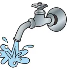 自宅で165円相当の水道水を盗んだ男を逮捕