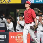 カープ大瀬良、1イニング7安打6失点炎上。菊池と末包のお見合いからまさかの展開