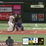 【ソフトバンク対中日2回戦】ソフトバンク・栗原陵矢、中日・三浦から第3号先制2ランホームラン！！！！！！！！！！！！