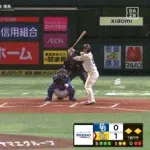 【ソフトバンク対中日3回戦】ソフトバンク・野村勇、中日ドラ１金丸から二試合連発となる第６号３ランホームラン！初回に一挙４点先制！！！！！！！！！