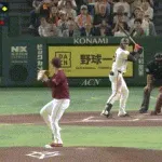 【巨人対楽天3回戦】楽天・辰己ファインプレー！！！！！！！！！！！！！！