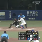 田中幹也（166cm）のバッティングフォームｗｗｗｗｗｗｗｗｗｗ