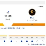 今日からのSB巨人3連戦で起こりそうなこと