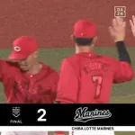 【ロッテ対広島2回戦】広島が６－２でロッテとの延長戦を制す！矢野が１２回１死満塁からV打！大盛 ファビアンも適時打で一挙４得点！