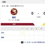 【虎実況】[6月13日] 阪神 vs 楽天 1回戦（楽天モバイル）18:00～