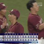 【ヤクルト対楽天1回戦】ヤクルト対楽天は4-4で延長12回引き分け
