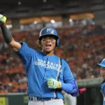 【日本ハム】水谷瞬「やっぱりアイブラックだな」トレードマーク身につけ２戦連続４号