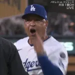 ロバーツ監督、大谷への死球にブチギレ→退場