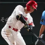 カープ大盛穂、4試合連続マルチ安打!盗塁も決め1番センターで存在感!!