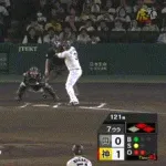 【阪神対ロッテ3回戦】阪神、7回裏2アウト一二塁から大山のタイムリーでリードを2点に広げる！！！！！！！！！！！！