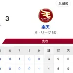 【試合結果】ヤクルト1-3楽天　アビラ6回2失点　オスナにタイムリー