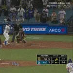 ドジャース完敗、乱闘で両軍監督退場 大谷翔平死球でヒヤリ、山本由伸3連敗で6敗目…松井裕樹メジャー初セーブ