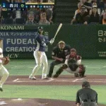 【巨人対西武1回戦】西武、2回2アウト一三塁から西川愛也のタイムリー内野安打で1点先制！！！！！！！！！！