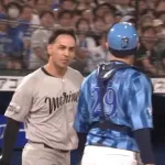 プロ登板のDeNAマルセリーノから頭部死球を受けたソト、大丈夫そう？「Good」