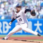 160キロ豪腕ルーキー中村優斗さん、150キロ前後しか出ない上に2死球