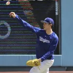 佐々木朗希、3日連続のキャッチボール