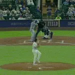 大谷翔平、第三打席で三試合連続安打となるレフト前ヒット！！！！！