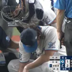 西武・今井、緊急降板...熱中症か？