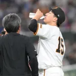 巨人・大勢「左足をつってしまいました」　八回に登板も異変を訴え緊急降板　「ほんとに情けない気持ち。プロとして情けない」と自分を責める