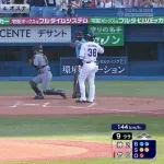 気温43度の神宮球場、ストライクゾーンが広い広い広いｗｗｗｗ