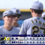 阪神、連勝でリーグ一番乗りの今季40勝目　森下の13号ソロで先制　先発・伊藤将は今季2勝目
