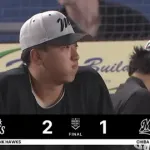 6月29日　ロッテ１－２ソフトバンク　先発田中晴が6回2失点の力投も打線が援護できず…接戦を制す事ができずカード負け越し
