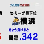 ヤクルト　勝率.308　←これ