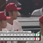 【広島対ヤクルト8回戦】広島対ヤクルトは２－２で延長１２回引き分け