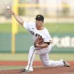 巨人・田中将大、ヤクルト２軍相手に5回4失点（被安打8、奪三振3、与四球3）
