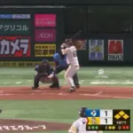 海野隆司の勝ち越し2点タイムリーヒット！！