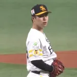14奪三振で今季3勝目の松本晴　 防御率1.71  47.1回 奪三振率10.46 被打率.237 WHIP1.12