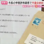 伊東市長学歴詐称を暴いた『怪文書』、真実しか書いてなかった