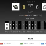 オリックス ロッテに8対6で勝利！！1イニング3発を含む8得点で打ち合い制す　曽谷はチームトップの7勝目