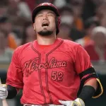 カープ末包、プロ初1番起用も4タコ＆盗塁死。新井監督「リスクを覚悟して動かしていかないと」【監督談話/反省会】