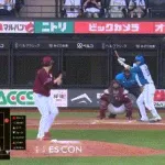 【日本ハム対楽天13回戦】日本ハム・郡司、楽天・瀧中から第５号ソロホームラン！リードを４点に広げる！！！！！！！！！！！！！！！
