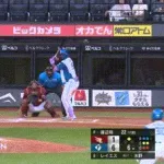 【日本ハム対楽天13回戦】日本ハム・レイエス、リーグ単独トップとなる第15号2ランホームラン！！！！！！！！！！！！！！！！！