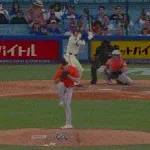 大谷翔平、第五打席で三試合ぶりの安打となるライト前ヒット!!!!!!!!!!