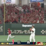 巨人、東京ドームでの連続無失点が53イニングでストップ　中村奨成がソロホームラン