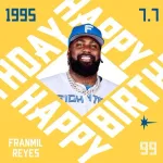 今日はレイエス選手の誕生日です！おめでとうございます！