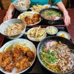 【画像】うどんの発祥地である福岡のうどんセット、レベチｗｗｗｗｗｗｗｗｗｗｗｗ